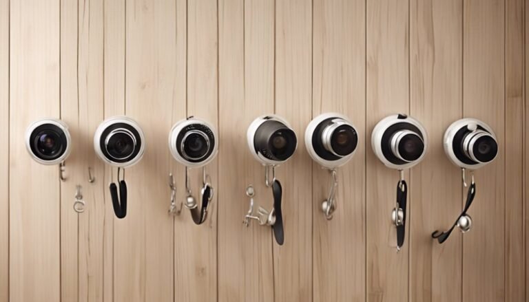 360 degree camera storage hooks