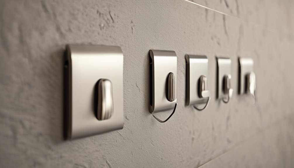 biometric device hanging hooks