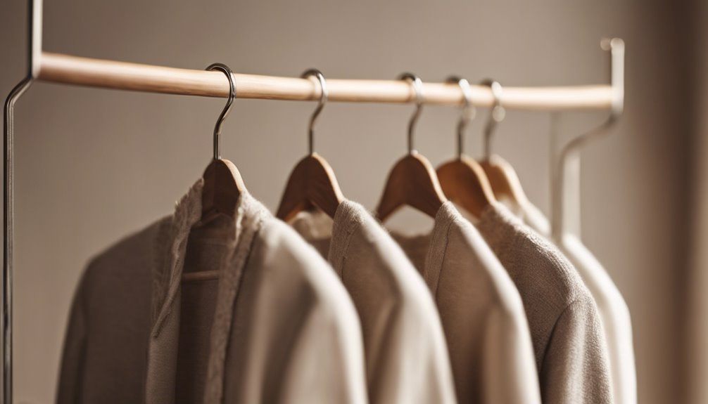 clothing rack hanging hooks