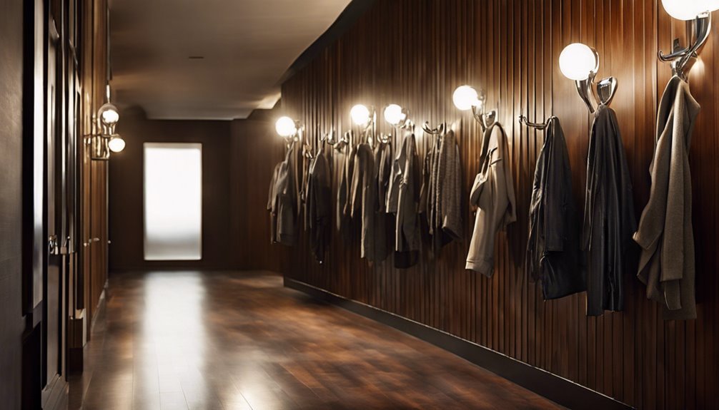 coat storage hooks theaters