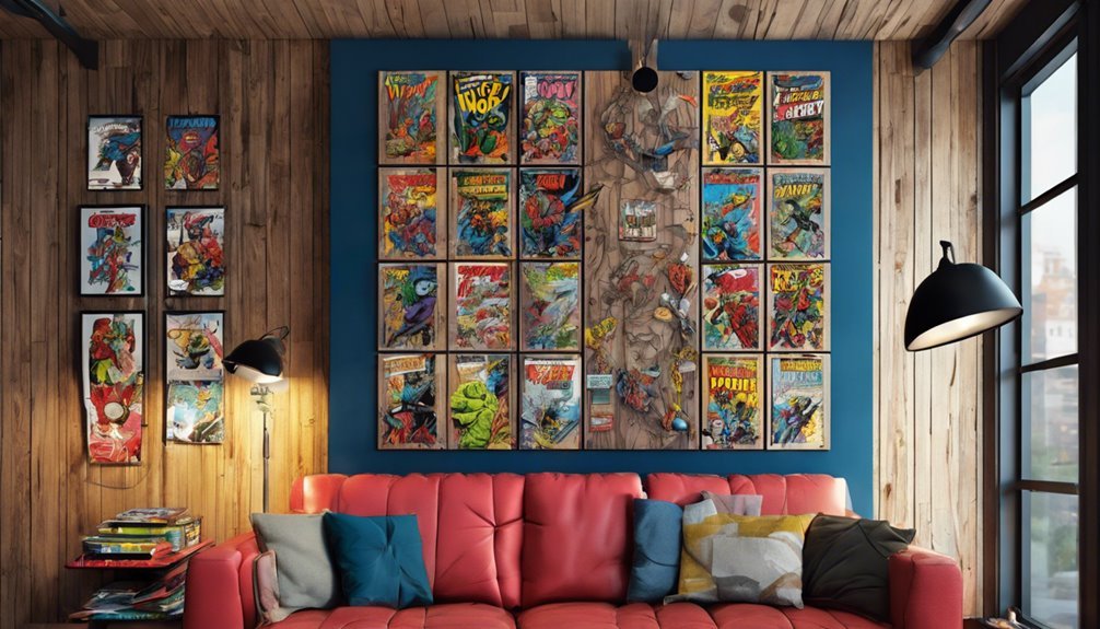 comic book organization hooks