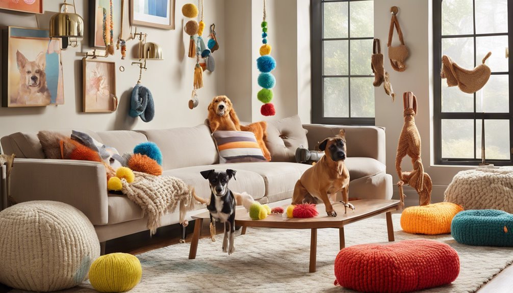 dog toy hanging hooks