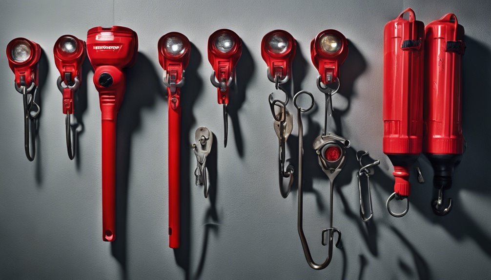 emergency flashlight storage solutions