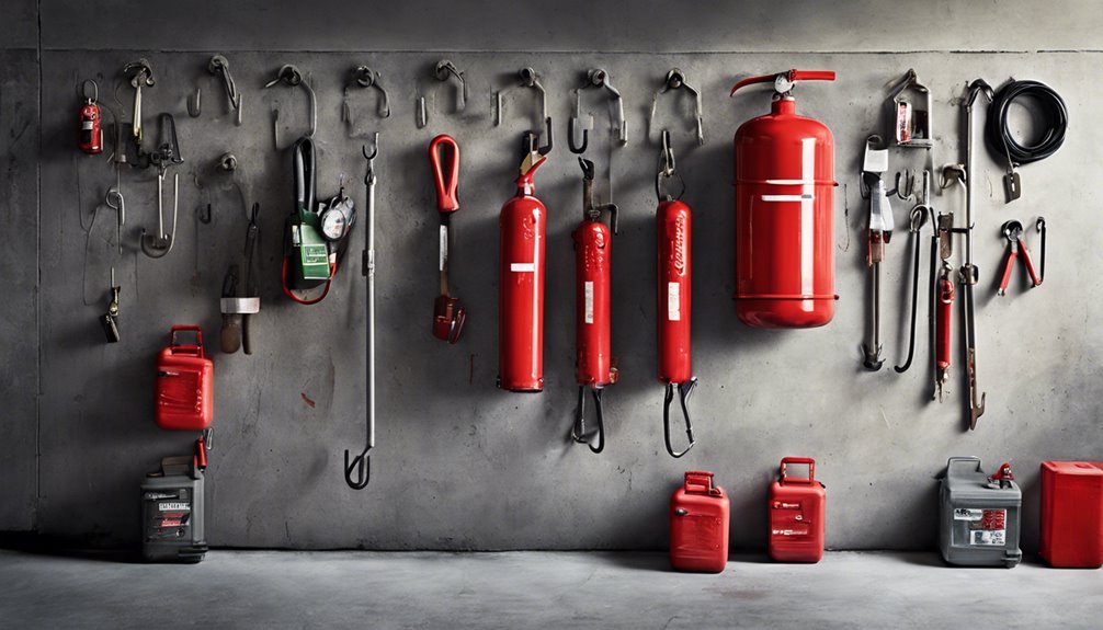 emergency tools easily accessible