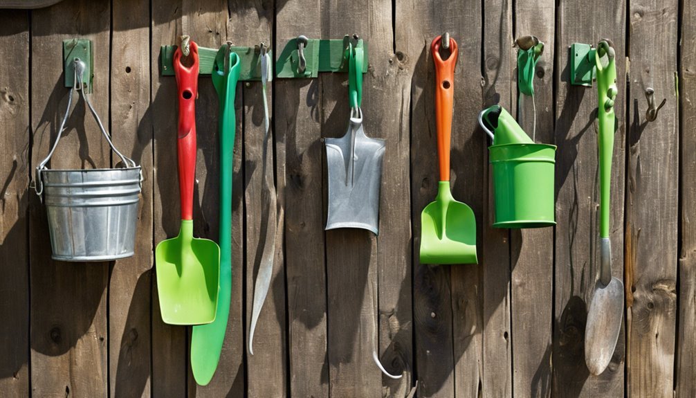 greenhouse accessory storage hooks