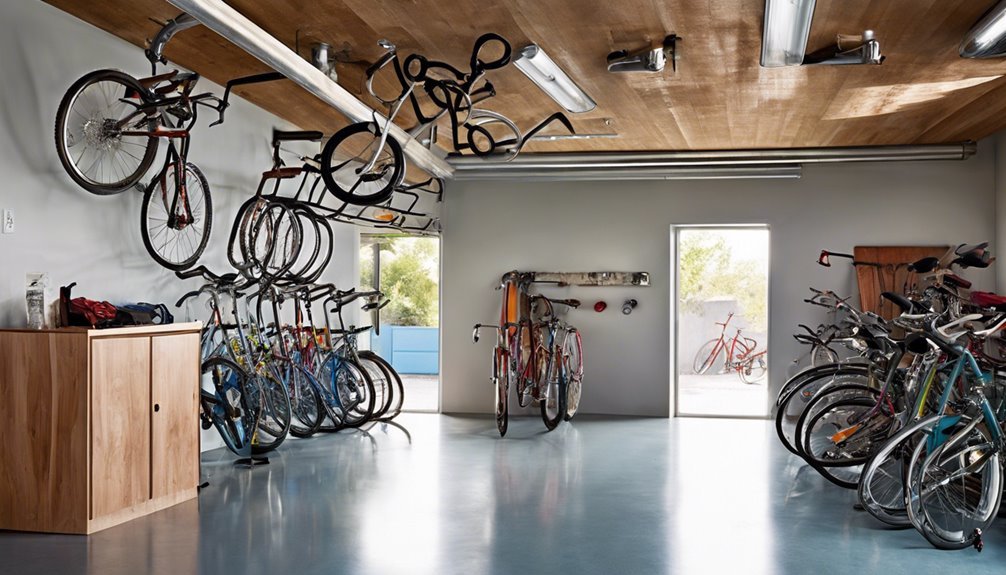 hanging items in garage