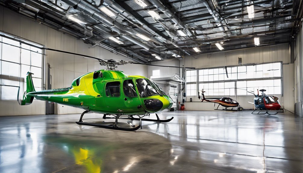 helicopter storage security hooks