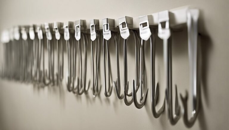 microfilm storage securing hooks