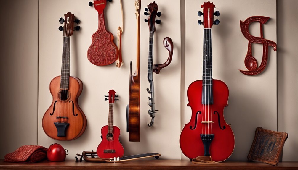 musical instrument organization hooks