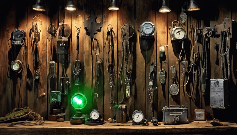 organizing ghost hunting gear