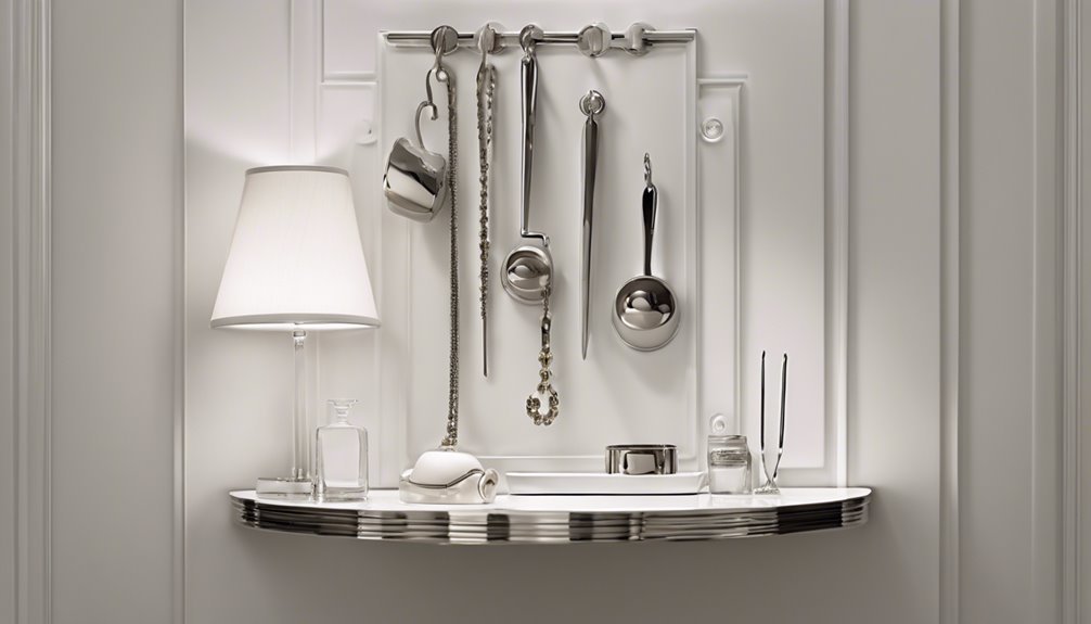 organizing room service trays