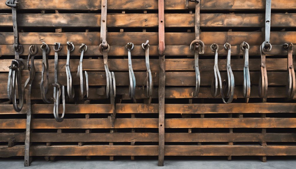 pallet stacking security hooks