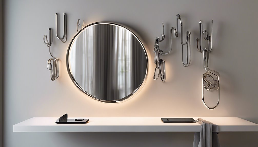 robot charging station hooks