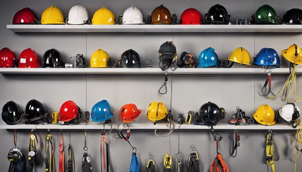 safety gear organization hooks