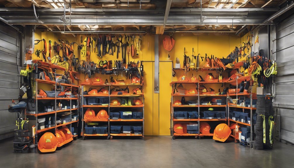 safety gear storage solutions