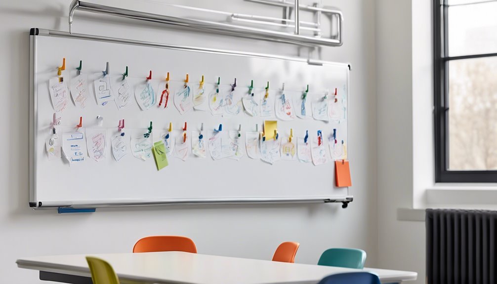securely hang whiteboards safely