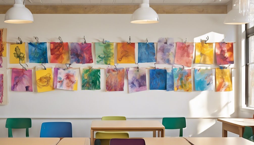 showcase student art creatively