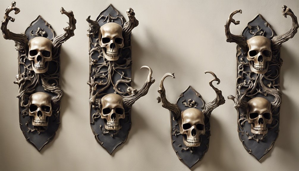 skull and bone hooks