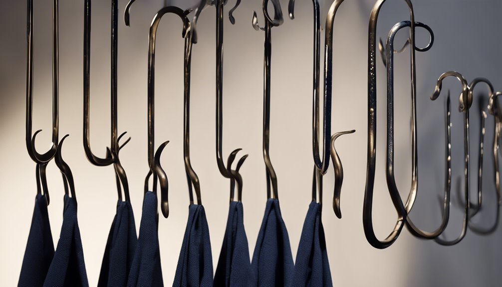 sonar equipment securing hooks