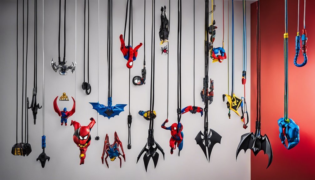 superhero gadget hanging hooks