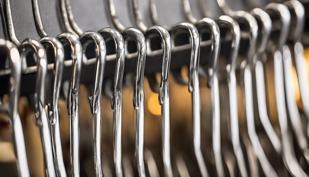 tool section hanging hooks