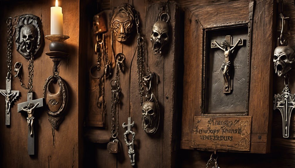 vampire werewolf memorabilia storage hooks