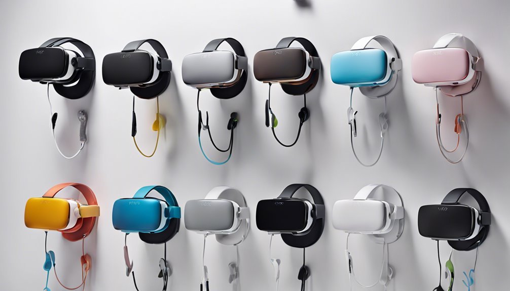 vr headset storage hooks