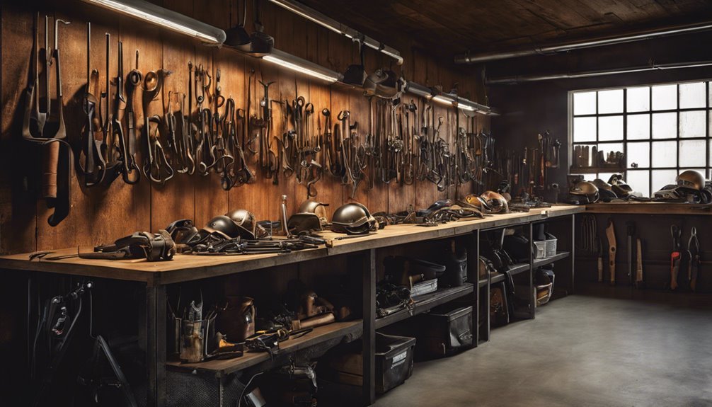 welding equipment storage hooks