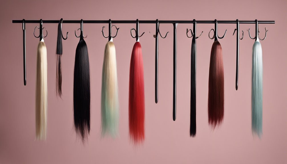 wig storage hanging hooks