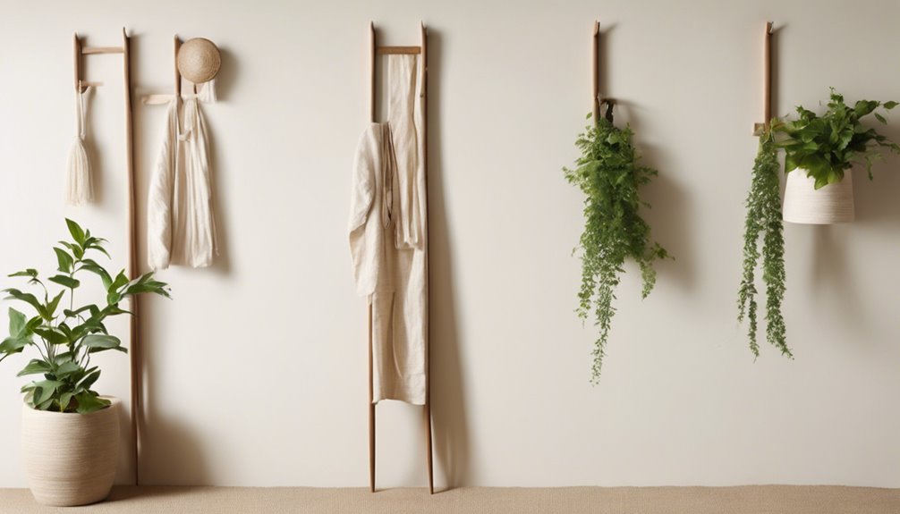 zen inspired hanging hooks