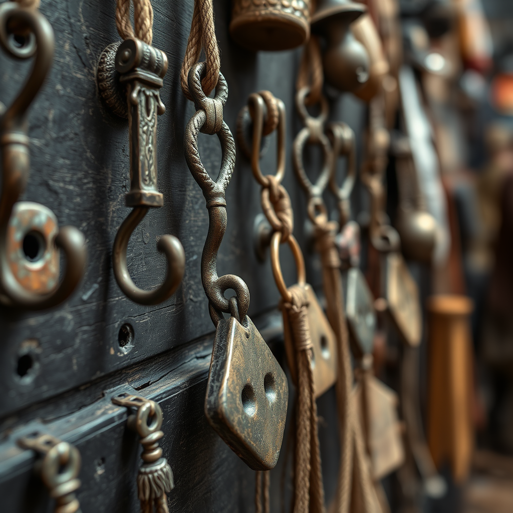 Material Matters - Best hooks for displaying ancient pirate relics