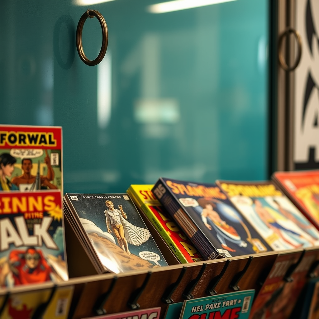 Creative Display Ideas - Best hooks for displaying space travel comic books