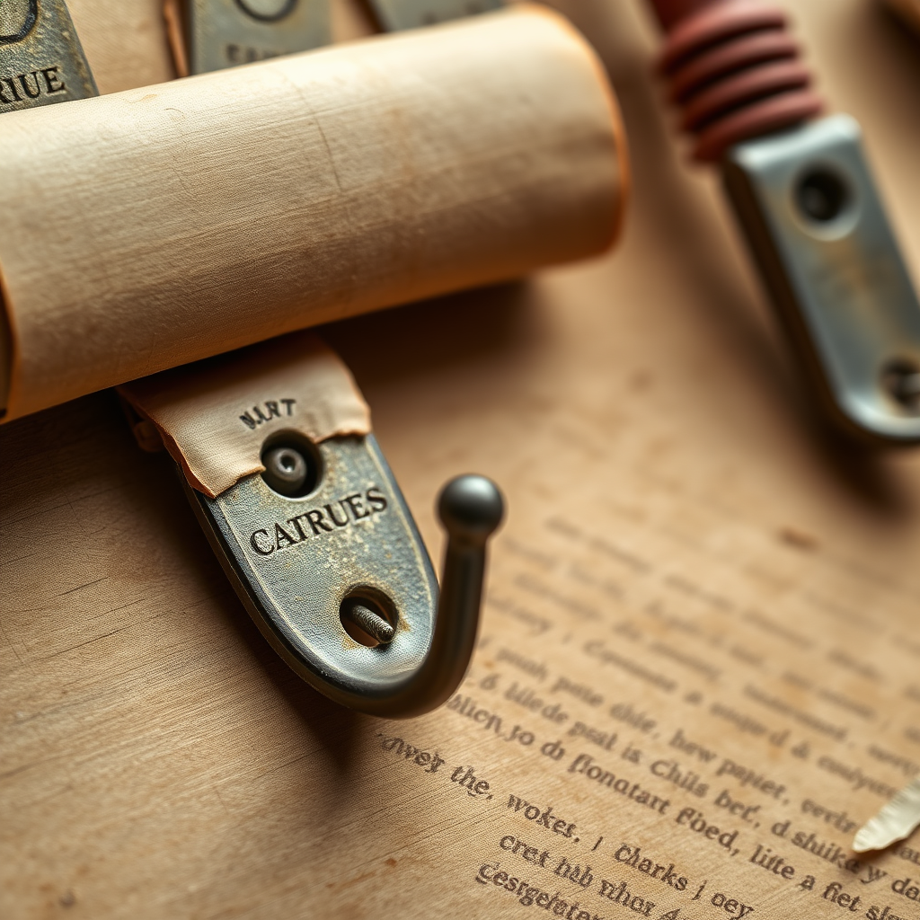 Materials to Consider for Hooks - Best hooks for hanging aged parchment blueprints