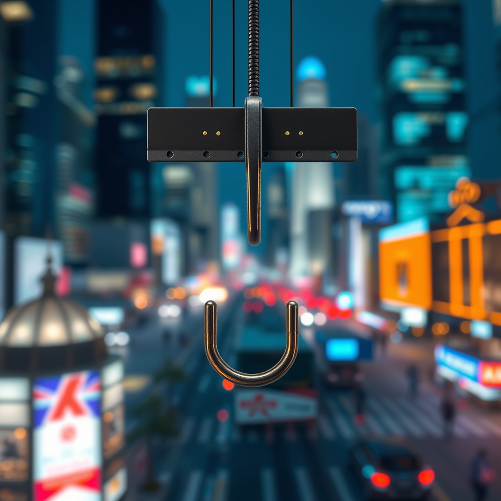 Materials and Durability - Best hooks for hanging cityscape holographic displays