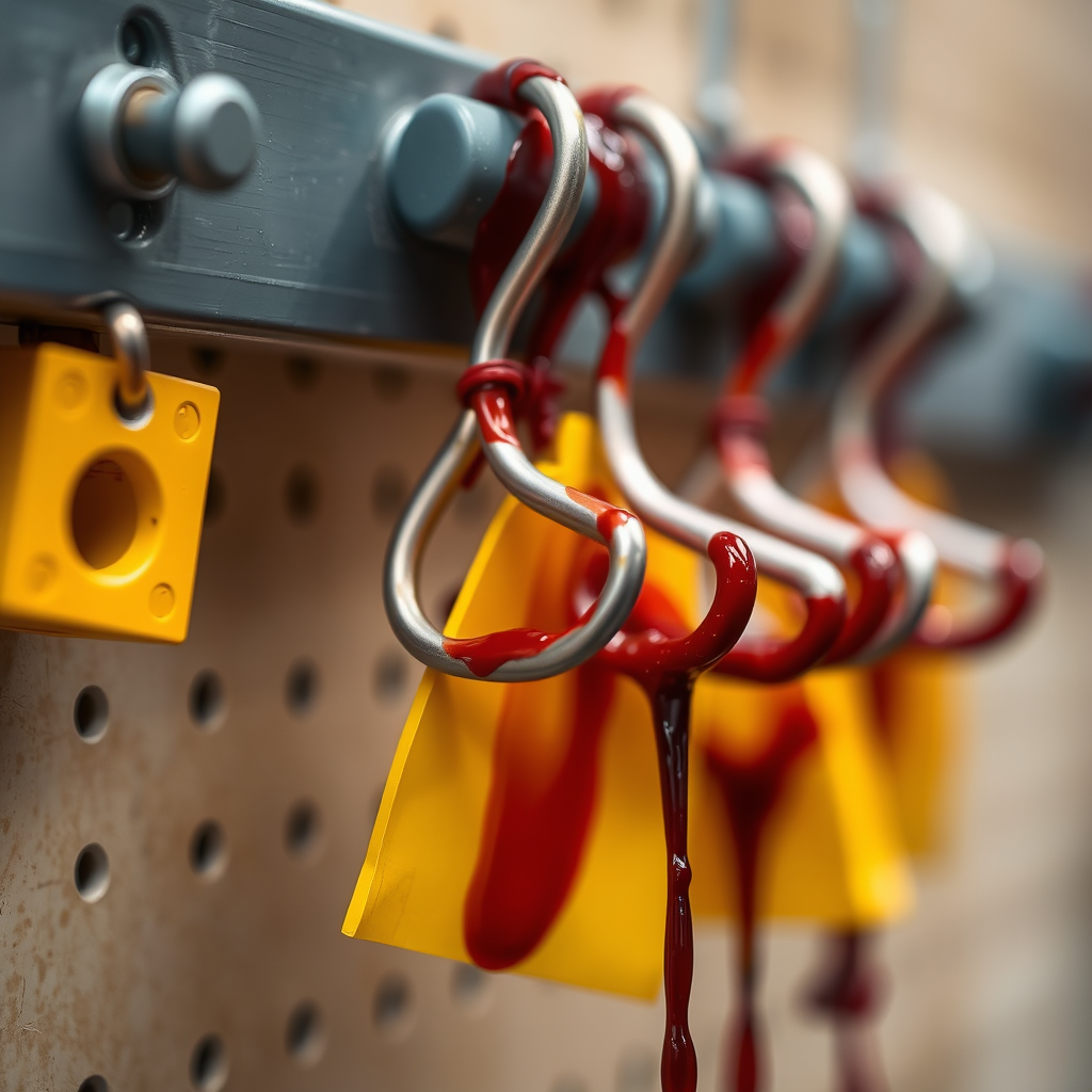 Versatile Hanging Solutions - Best hooks for hanging fake blood bags and special effects gear