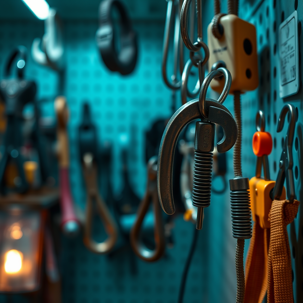 Types of Hooks for Ghost-Hunting Gear - Best hooks for hanging ghost-hunting investigation gear