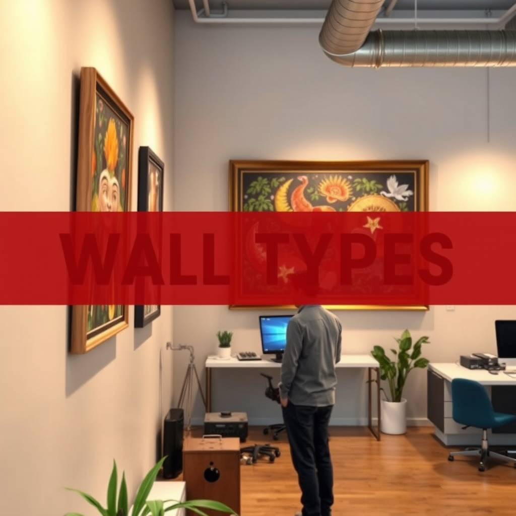 Understanding Wall Types - Best hooks for hanging Hindu mythology paintings
