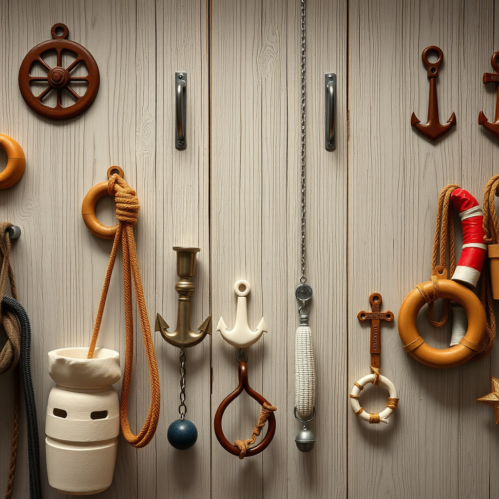 Types of Hooks for Nautical Decor - Best hooks for hanging nautical design elements