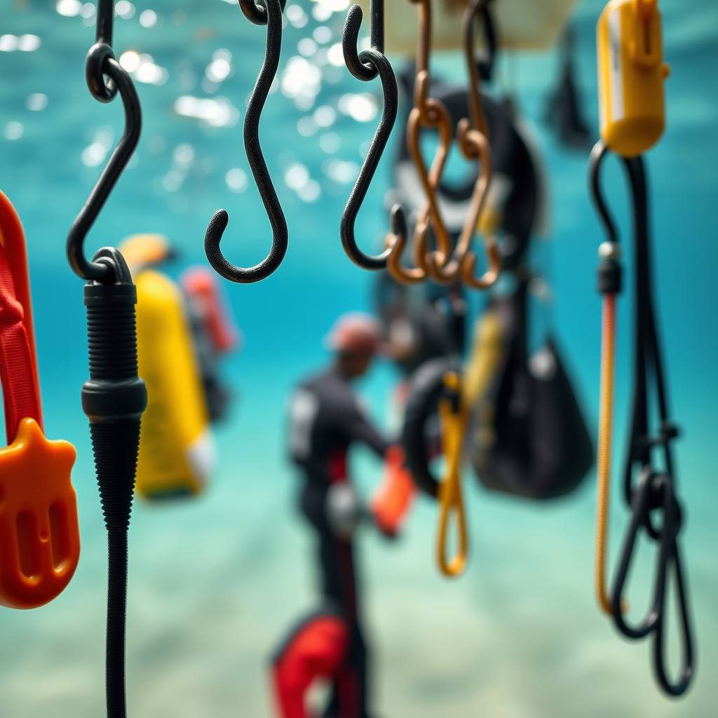 Types of Hooks for Underwater Gear - Best hooks for hanging underwater sports gear