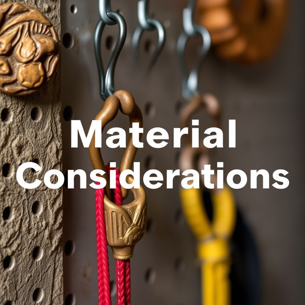 Material Considerations - Best hooks for hanging volcanic rock collection tools