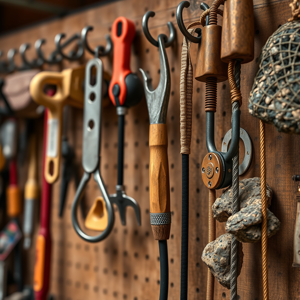 Types of Hooks for Volcanic Rock Tools - Best hooks for hanging volcanic rock collection tools