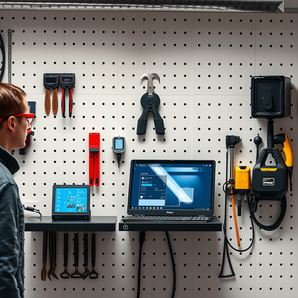 Wall-Mounted Storage Solutions - Best hooks for organizing self-driving car maintenance tools