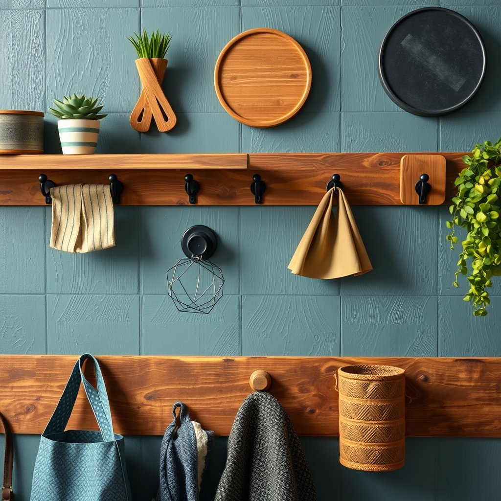 Creative Hook Placement Ideas - Best hooks for organizing vertical living spaces