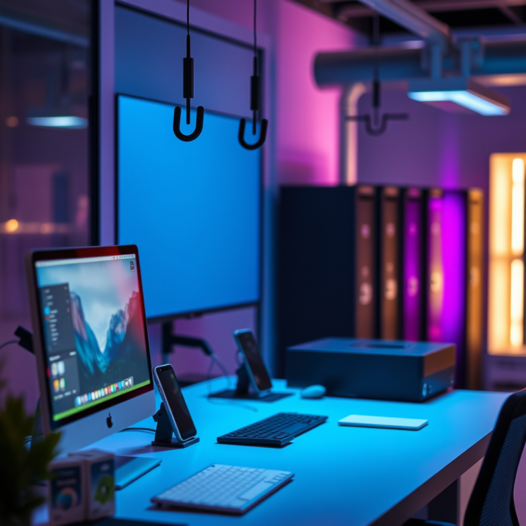 Hooks for Organizing Solar-Powered Gadget Storage