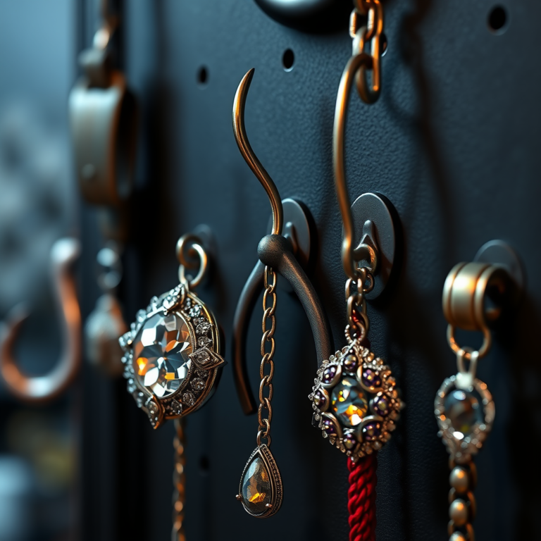 Hanging Hooks for Securing Earthquake Preparedness Tools