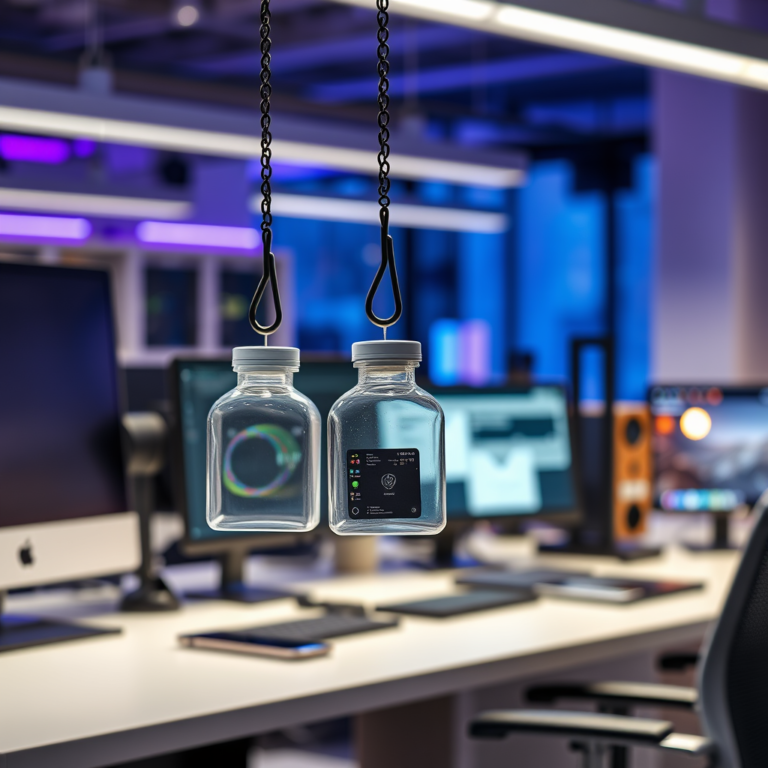 Hanging Hooks for Storing Lava Sample Containers