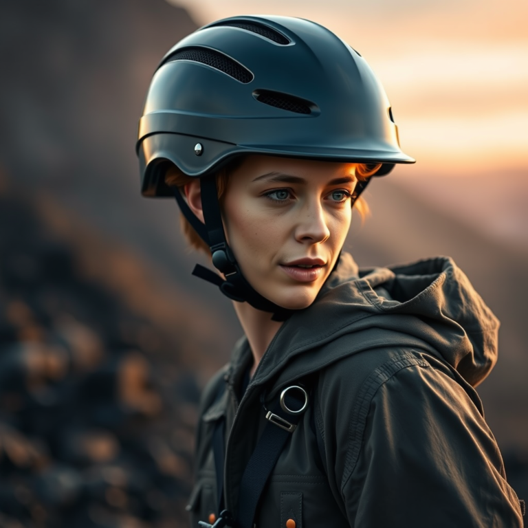 Hooks for Securing Protective Helmets on Volcano Expeditions