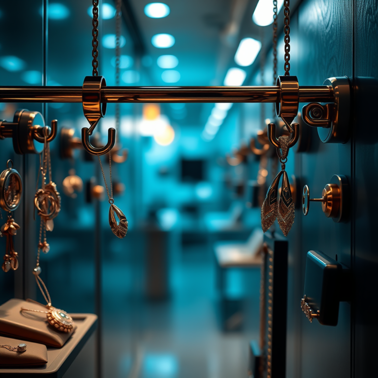 Hanging Hooks for Securing Biometric Authentication Equipment