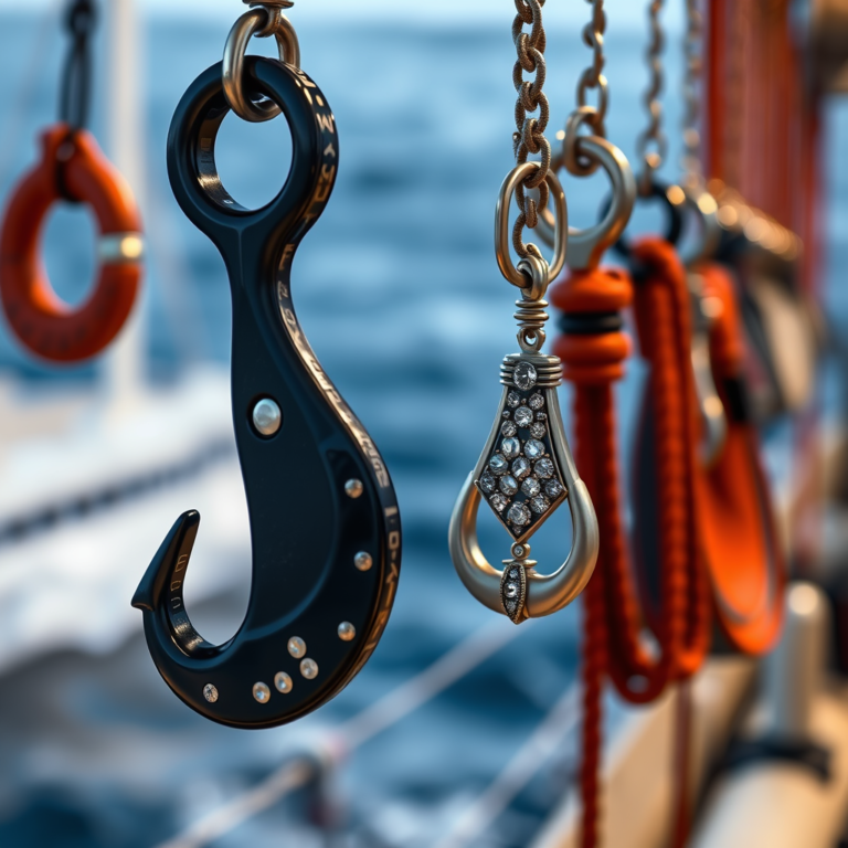 Hanging Hooks for Securing Gear on Autonomous Marine Vehicles