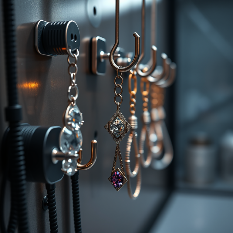 Effective Hooks for Storing Quantum Mechanics Lab Equipment